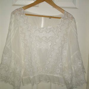 American Eagle Lace Crop Top NWT